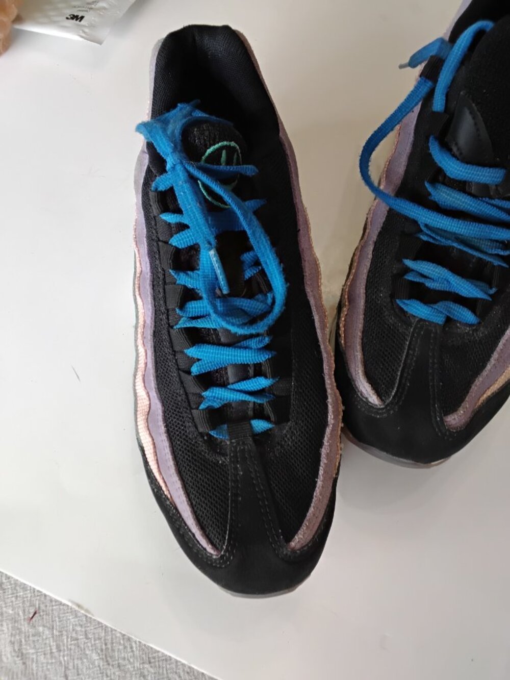 Nike Air Max 95 GS Have A Nike Day Black Teal Purple  Size 6.5Y / Women's 7.5